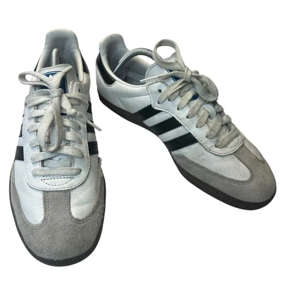 adidas gazelle silver green womens Adidas Skateboarding Samba ADV Shoe - White Black